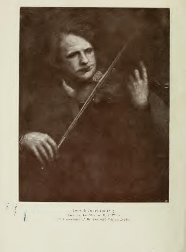 Йозеф Иоахим, 1867. С картины Дж. Ф. Уоттса